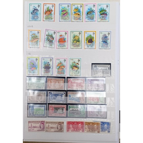 690 - A group of Montserrat stamps, mint sets and others