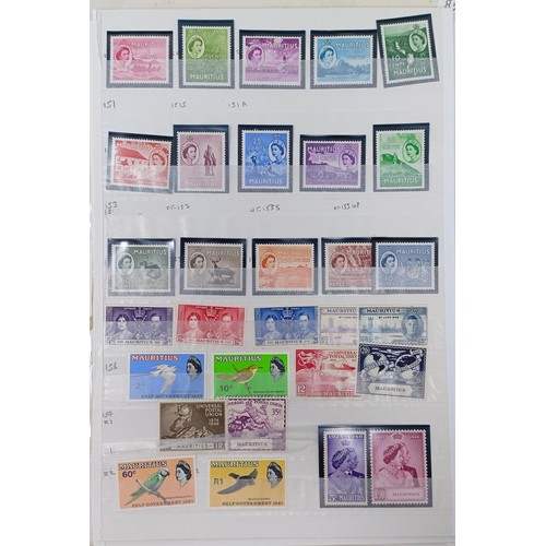 691 - A good selection of Mauritius mint and used stamps, including mint sets