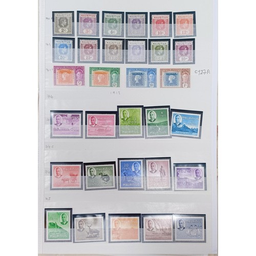 691 - A good selection of Mauritius mint and used stamps, including mint sets