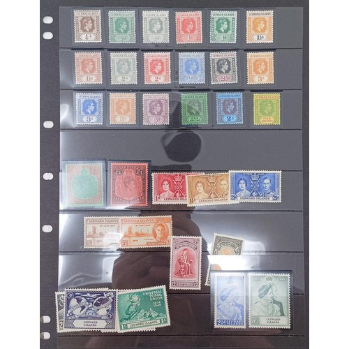 692 - A group of Leeward Island stamps, mostly mint