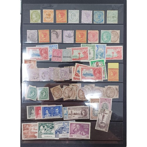 693 - A group of Jamaica stamps, early mint and used with mint sets and blocks