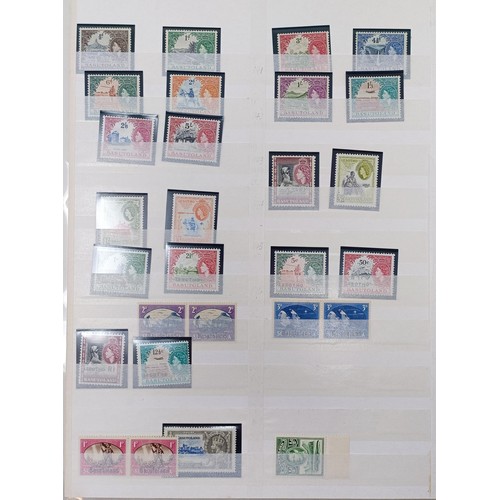 655 - A group of Basutoland stamps, mint and used sets