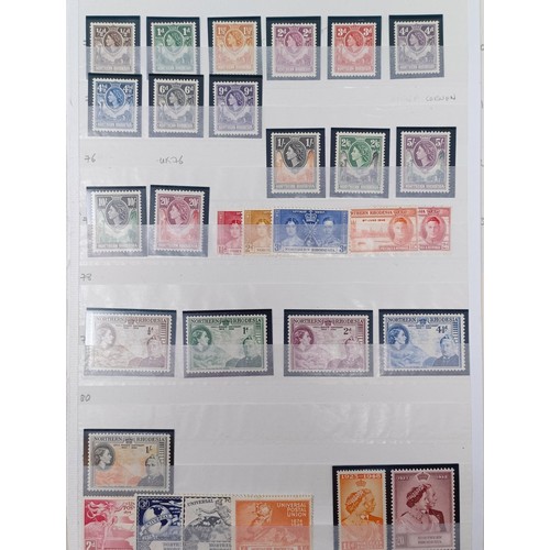 672 - A group of Northern and Southern Rhodesia stamps, mint and used, including sets