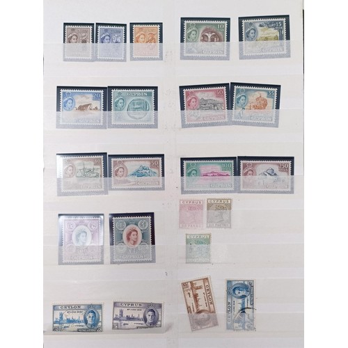 633 - A group of Cyprus and Cayman Island stamps, mint and used