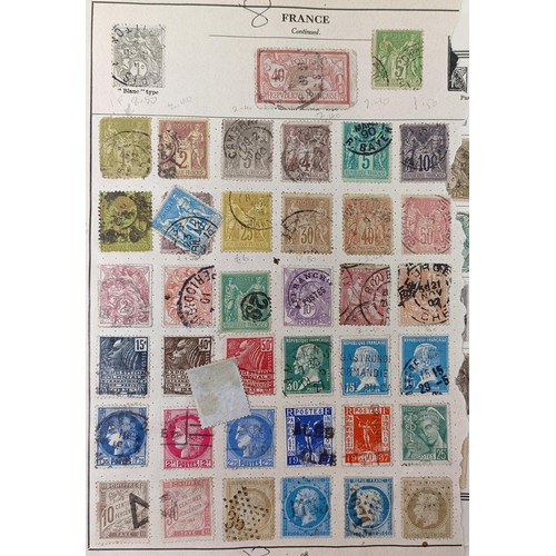 638 - A large group of France stamps, including early used, high cat. value