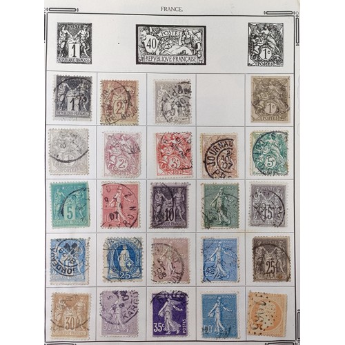 638 - A large group of France stamps, including early used, high cat. value