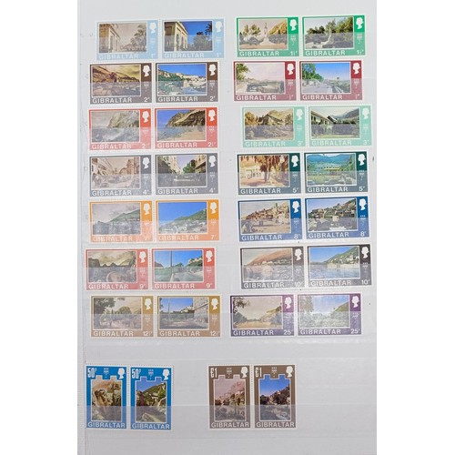 639 - A group of Gibraltar stamps, mint and used, including sets