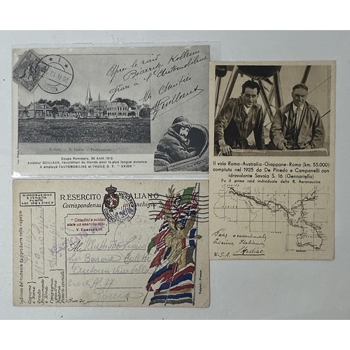 751 - Italy- Postal history selection of 20 items with cards and early letters incl. and attractive 1840 l... 