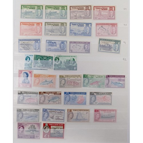 662 - A selection of Turks and Caicos mint sets