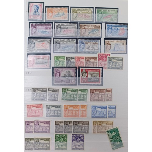 662 - A selection of Turks and Caicos mint sets