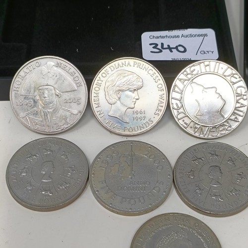 340 - Assorted coins, predominantly GB, commemorative coins and other items...