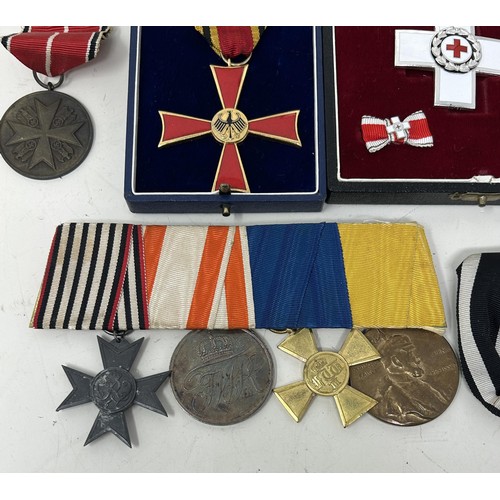 553 - The groups of German medals, awards and other items awarded to the Steffens family, covering many de... 