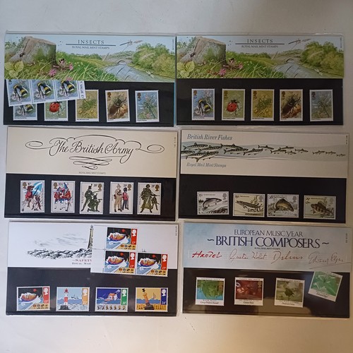 620 - Assorted Royal Mail presentation packs, and other stamps