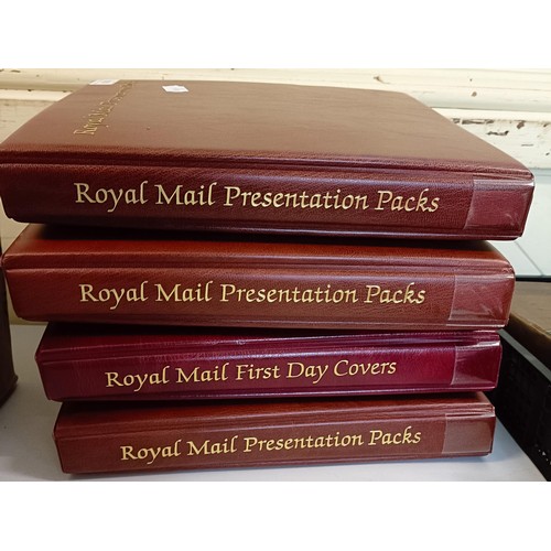 626 - Assorted Royal Mail presentation packs, in four albums