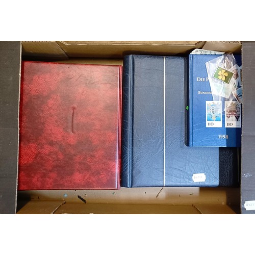 701 - Assorted Royal Mail presentation packs, a small group of first day covers and other items (2 boxes)