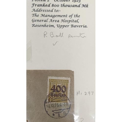 700 - Assorted German postal history, world stamps, first day covers and other items (2 boxes)