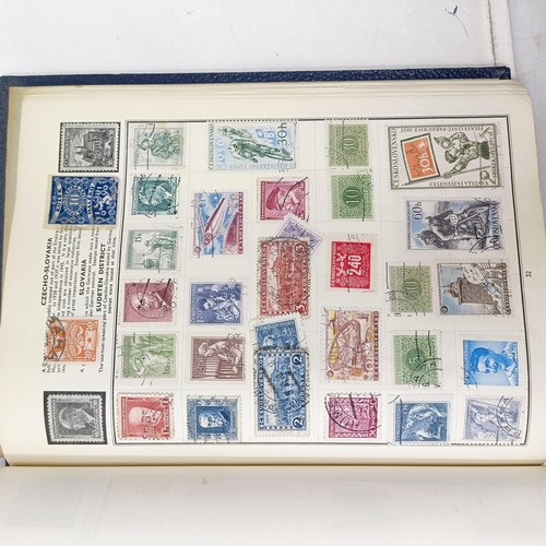 699 - A large group of assorted world stamps, in numerous albums (box)