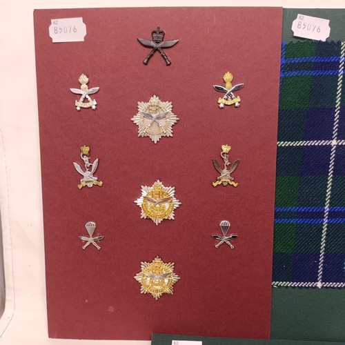 424 - Assorted Gurkha military badges, including a 7th Gurkha Pipe badge Provenance: A Collection of Milit... 