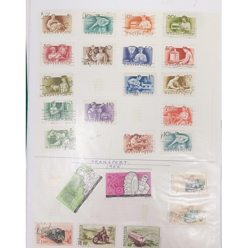 698 - A large group of assorted world stamps, in numerous albums (box)