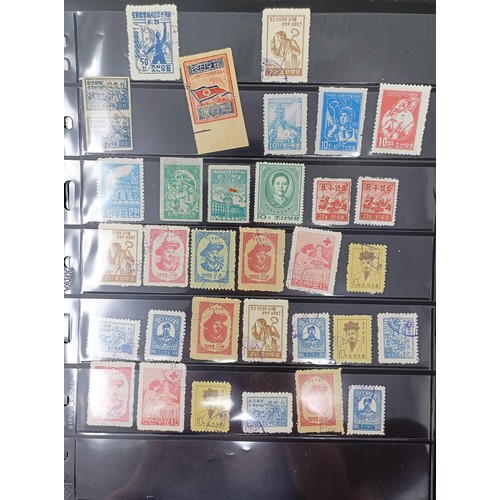 712 - Korea (North)- 1950-65, chiefly used selection on stockpages, including some unused but mostly cance... 