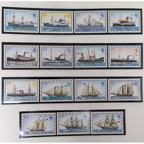 715 - Falkland Islands- Fine unused GVI-QE2 collection on album leaves with 1952 and 1960 sets to £1... 