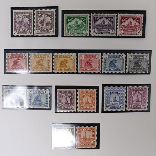 716 - Middle East- Extensive unused collection on a few hundred album leaves with Abu Dhabi 1966 set to 1d... 