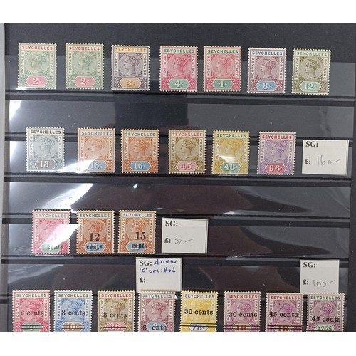 719 - Seychelles- 1890-1952 fine unused selection of sets and better values with QV vals to 96c, EdVII to ... 