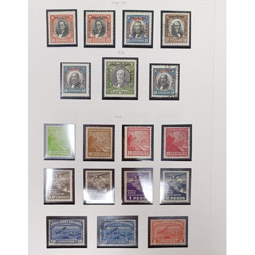 721 - Chile- 1854-1980s fine collection on album leaves with a good range of the early Columbus issues, se... 