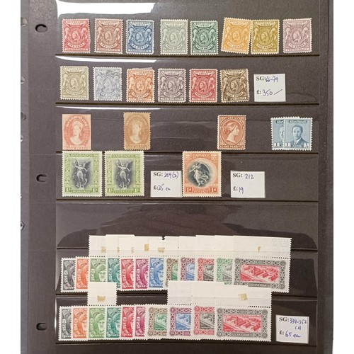 724 - British Commonwealth- Interesting dealer’s stock of better values with some duplication on sto... 