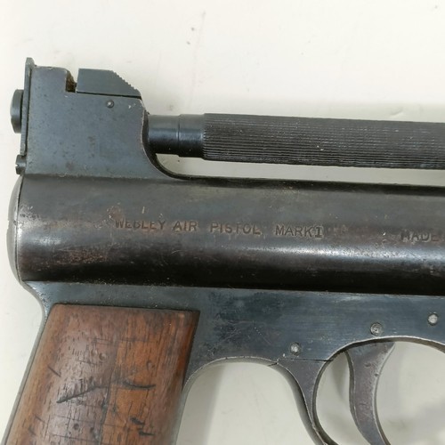 594 - A Webley & Scott Mark I .177 air pistol