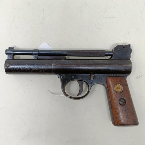 594 - A Webley & Scott Mark I .177 air pistol