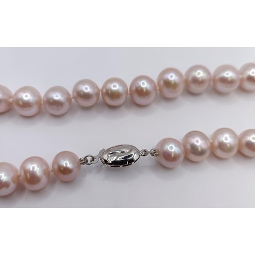 1604 - A cultured pearl necklace