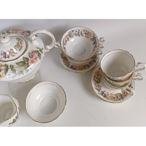 1088 - A Paragon part tea and dinner service, a Spode limited edition plate, a map and a group of cricket r... 