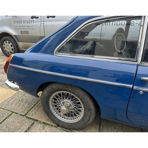 1050 - 1972 MG B GTFrom a deceased estateRegistration number NMG 380LChassis number GHD5290810GMOT and Tax ... 