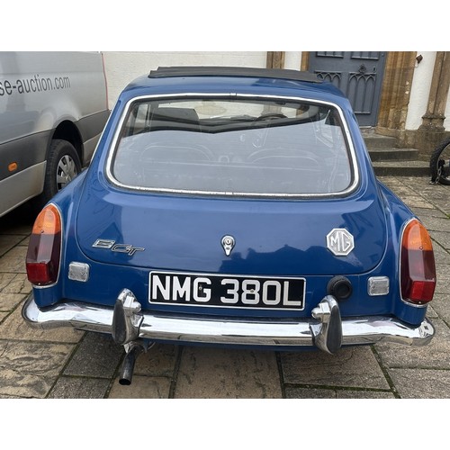 1050 - 1972 MG B GTFrom a deceased estateRegistration number NMG 380LChassis number GHD5290810GMOT and Tax ... 