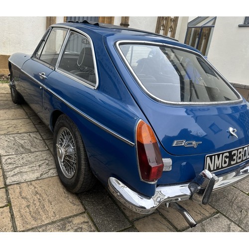 1050 - 1972 MG B GTFrom a deceased estateRegistration number NMG 380LChassis number GHD5290810GMOT and Tax ... 