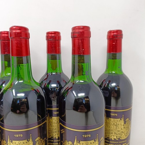 1504 - Seven bottles of Chateau Palmer Margaux, 1975 (7)