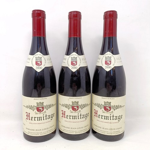 1510 - Three bottles of Hermitage, 2000, Domaine Jean-Louis Chave