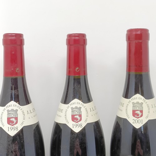 1511 - Two bottles of Hermitage, 1998, Domaine Jean-Louis Chave, and another bottle, 2001 (3)