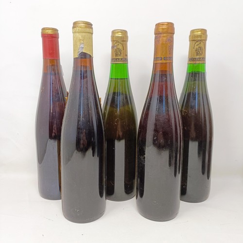 1521 - Five bottles of Niederthaler Hof, 1976, two bottles of Bernkasteler Doktor, 1971, and three other bo... 