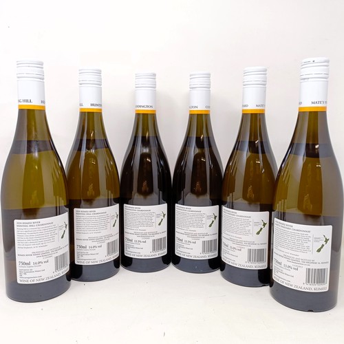 1555 - Six mixed bottles of Kumeu River Estate 2020, Mate (x2), Hunting Hill (x2), Coddington (x2) in its c... 