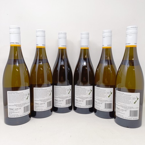 1556 - Six mixed bottles of Kumeu River Estate 2020, Mate (x2), Hunting Hill (x2), Coddington (x2) in its c... 