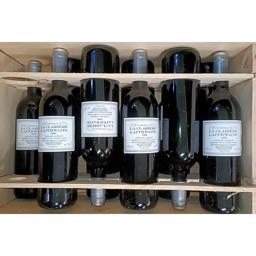 1566 - Eleven bottles of Chateau la Clariere Laithwaite, 1996 (11)