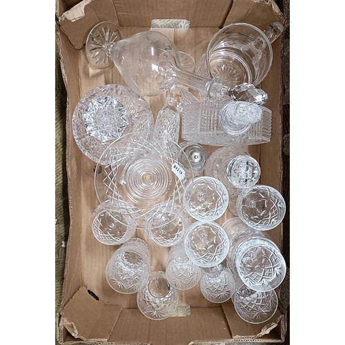 1119 - Assorted glassware (3 boxes)