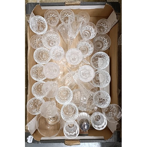 1119 - Assorted glassware (3 boxes)