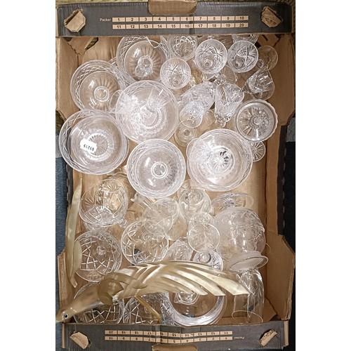 1119 - Assorted glassware (3 boxes)