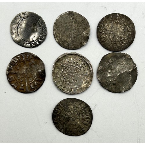 362 - A Henry II hammered silver penny, and six others similar (7)