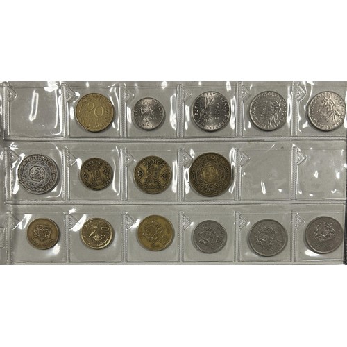 367 - Assorted commemorative, other coins and items (box)