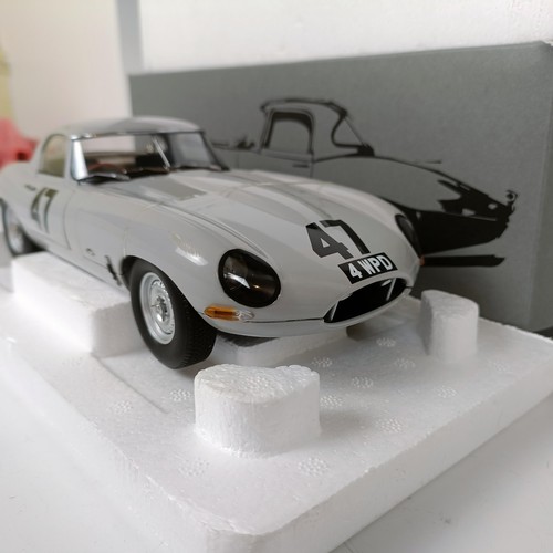 1024 - A Paragon Models 1:18 scale model of a 1963 Jaguar Lightweight E-Type No 1 Coombs 4 WBD, boxed