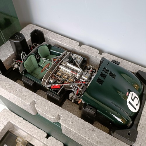 1026 - An Exoto 1:18 scale model of a Jaguar D-Type Short Nose, and another similar, both boxed (2)